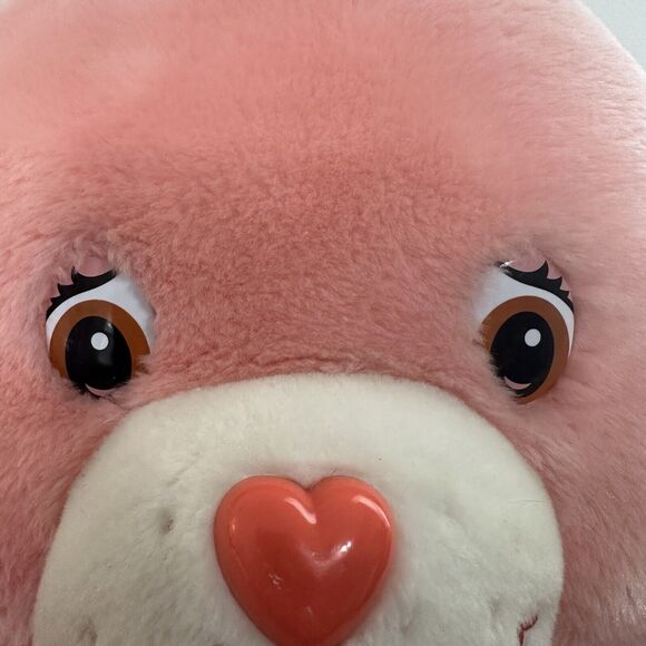 Care Bears Cheer Bear Plush Rainbow Jumbo 25 Inch 2002 Pink Cuddly Toy Pride - Picture 6 of 11